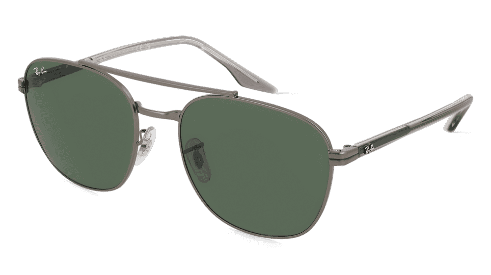 Ray-Ban RB3688 Gris gun Vue d'angle
