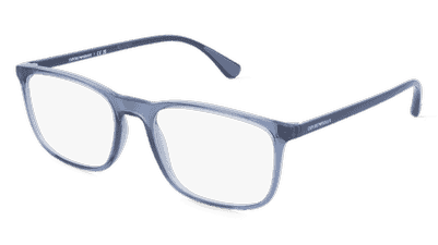 Emporio Armani EA3177 zwart mat Hoekaanzicht