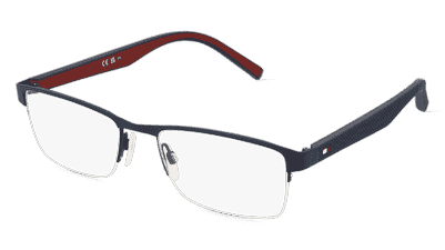 Tommy Hilfiger Eyewear TH 2047 zwart Hoekaanzicht