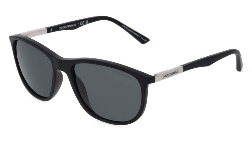 Emporio Armani EA 4201 Noir mat Vue d'angle