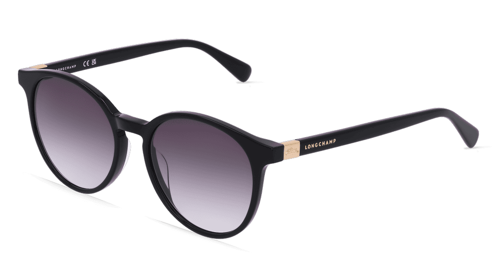 LONGCHAMP LO658S Zwart glanzend Hoekaanzicht