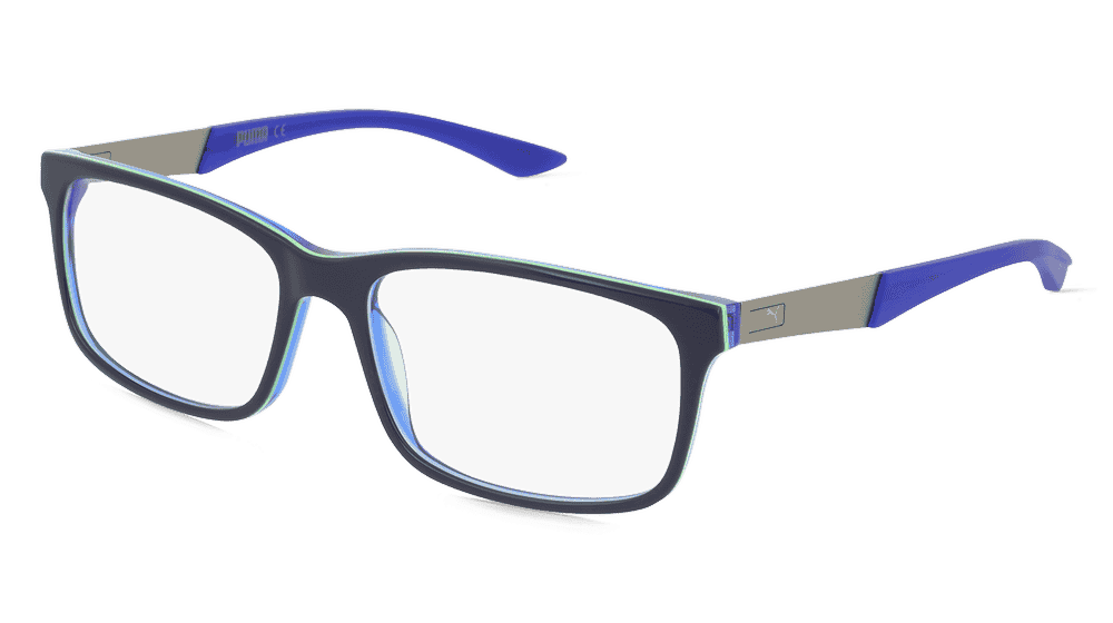 Puma PU0074O Bleu foncé Vue d'angle