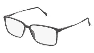 Fielmann COMFORT 123 FLEX CL zwart gun Hoekaanzicht
