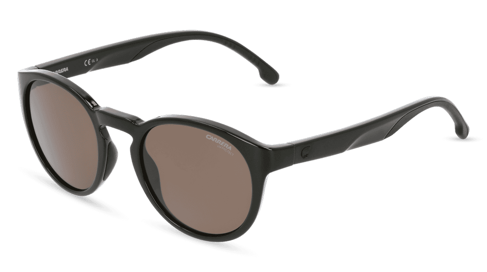 CARRERA 8056/S Zwart glanzend Hoekaanzicht