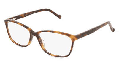 Fielmann BD 566 FLEX CL Rose transparent Vue d'angle