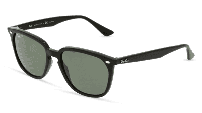 RAY-BAN RB 4362 Marron clair Vue d'angle
