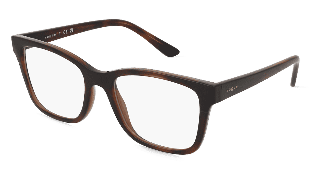 Vogue 0VO5556 havana bruin Hoekaanzicht