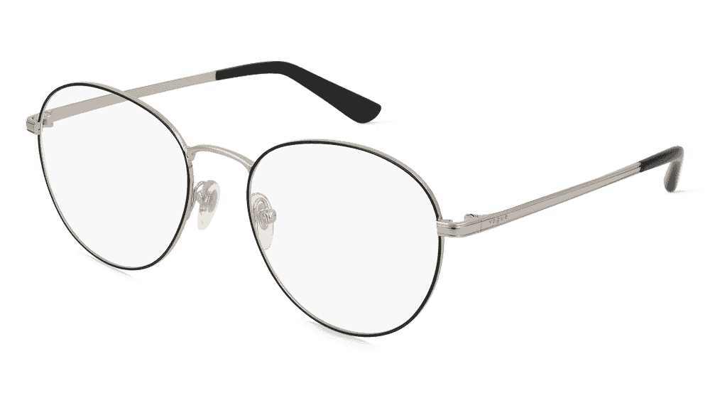 Vogue VO4024 Argenté noir Vue d'angle