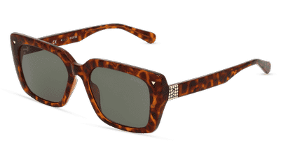 GUESS GU8243 Brun transparent Vue d'angle
