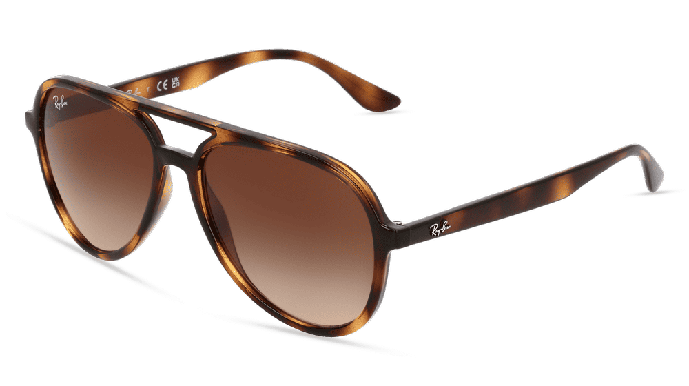 RAY-BAN RB 4376 havana Hoekaanzicht