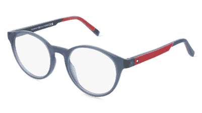 Tommy Hilfiger TH 2149 Blauw rood Hoekaanzicht