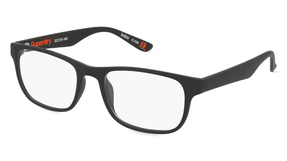 Superdry SDO Kabu zwart mat Hoekaanzicht