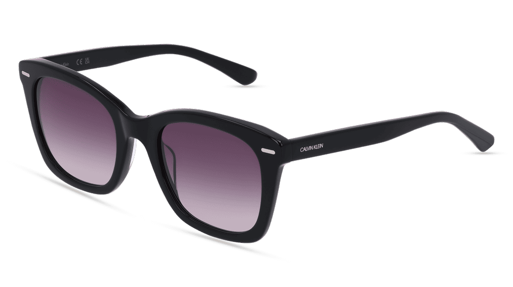CALVIN KLEIN CK21506S Noir brillant Vue d'angle