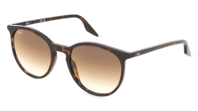 Ray-Ban RB2204 Bleu rayé Vue d'angle
