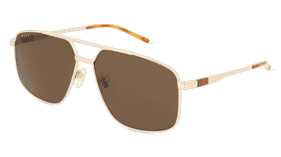 Gucci GG1676S goud Hoekaanzicht