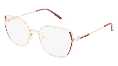 Fielmann BE 030 FA Goud bordeaux Hoekaanzicht
