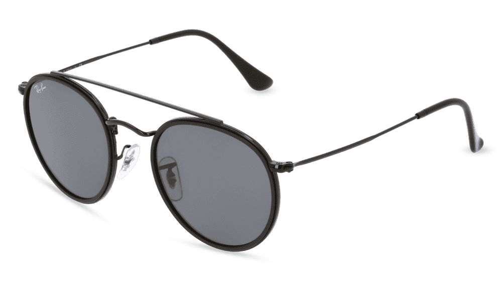 RAY-BAN RB 3647N Noir Vue d'angle
