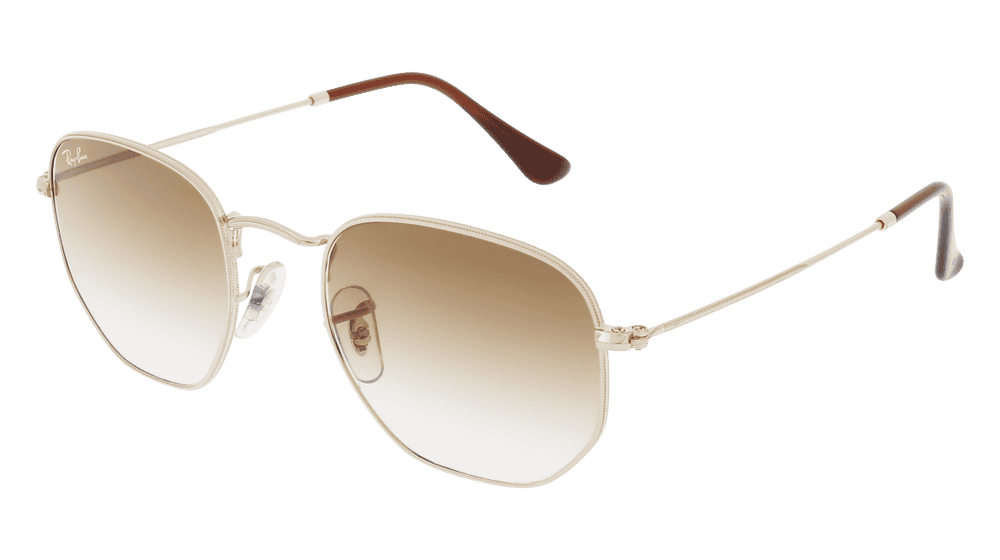 Ray-Ban RB3548 goud Hoekaanzicht