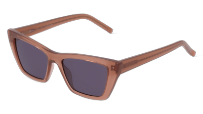 Fielmann OU 040 SUN FA GRACE Bourgogne brillant Vue d'angle
