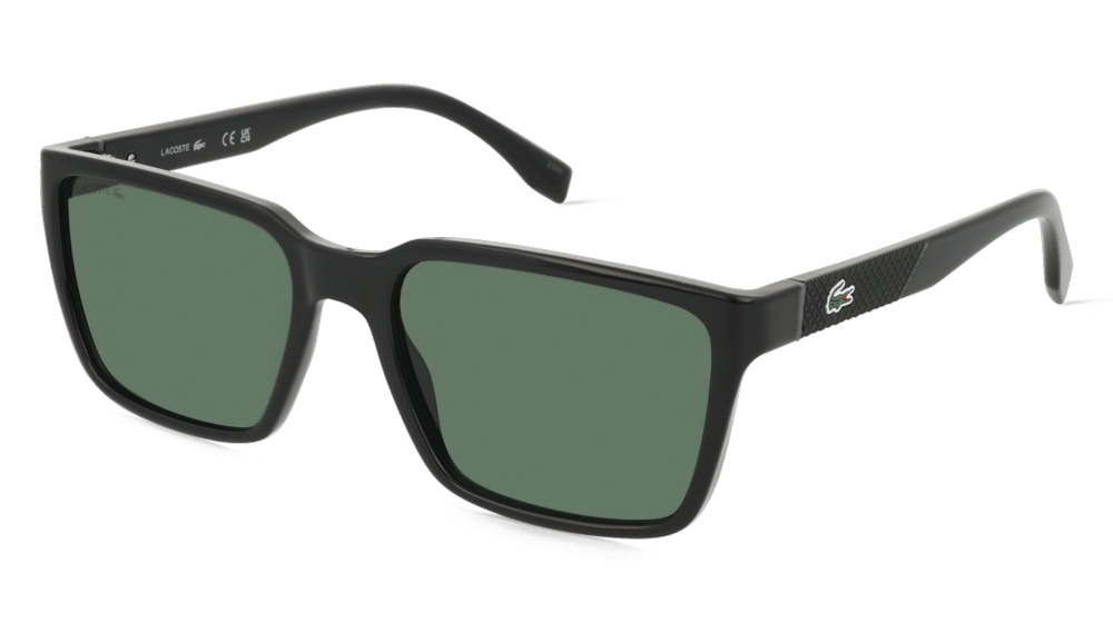 Lacoste L6011S Noir Vue d'angle