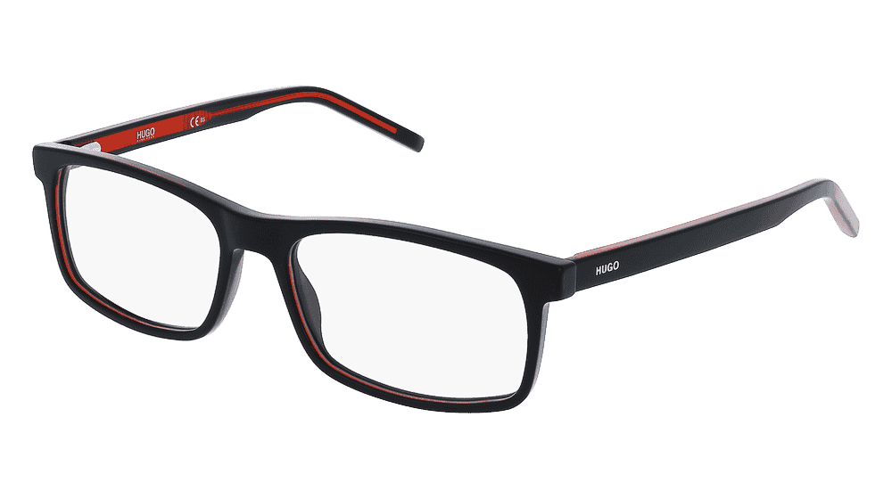 HUGO HG 1004 Black red Corner View