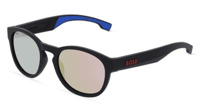 BOSS 1452/S Noir mat Vue d'angle
