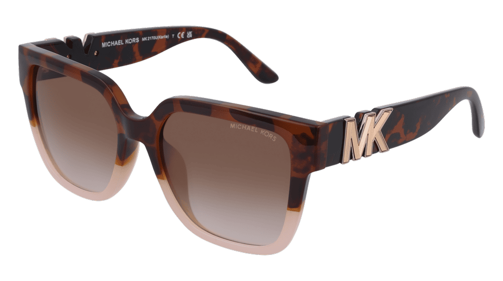 MICHAEL KORS MK2170U KARLIE Brown spotted Corner View