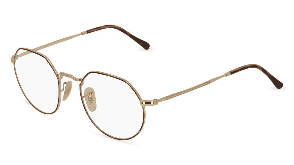 RAY-BAN RB 6465 Havana goud Hoekaanzicht
