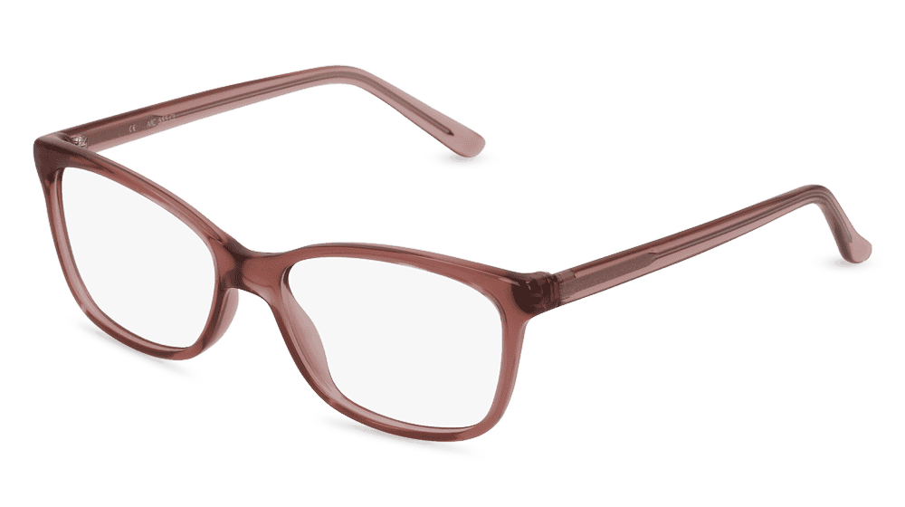 Johanneke roze transparant Hoekaanzicht