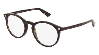 Gucci GG0121O Havane Vue d'angle