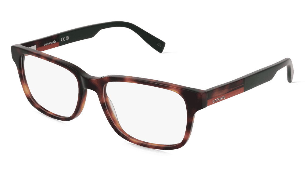Lacoste L2910 Havane Vue d'angle