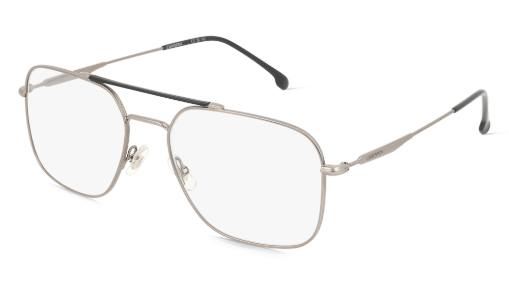 Carrera 290 Argenté noir Vue d'angle