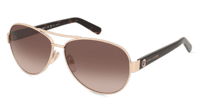 Marc Jacobs 699/S goud zwart Hoekaanzicht