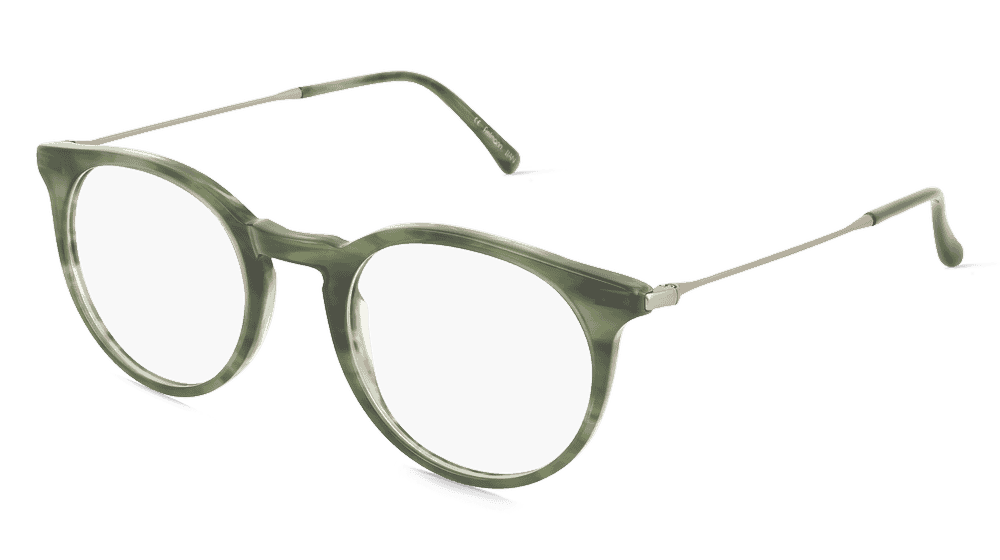 Fielmann MC 638 CL Groen zilver Hoekaanzicht