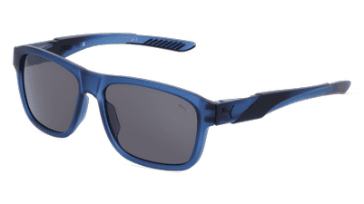 PUMA PU0377S blauw mat Hoekaanzicht