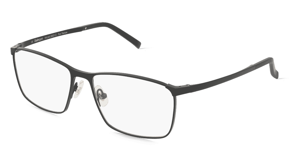 Fielmann TAKUMI 2003 CL JAMES zwart mat Hoekaanzicht