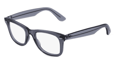 Ray-Ban RX4340V zwart Hoekaanzicht