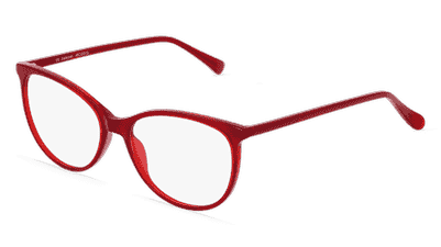 Fielmann ABC 070 CL Rosé transparent Vue d'angle