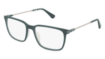 Police POIVPLG77 Blanc mat Vue d'angle