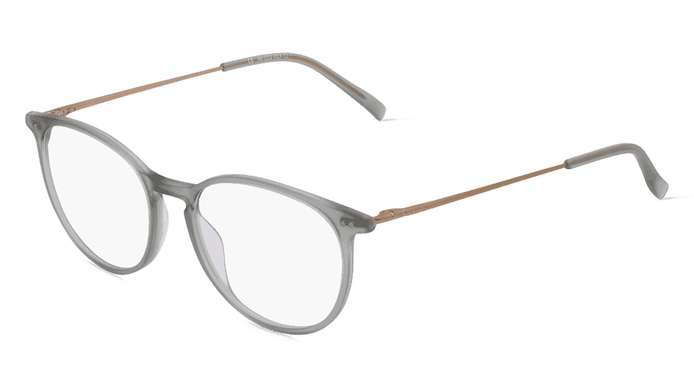 Fielmann MI 052 FLEX CL Grijs mat Hoekaanzicht