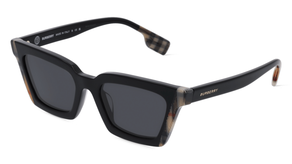 Burberry BE4392U Noir Vue d'angle
