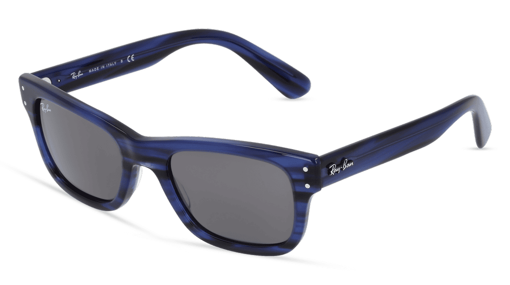 RAY-BAN RB 2283 MR BURBANK blauw havana Hoekaanzicht