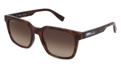 Lacoste L6028S Noir Vue d'angle
