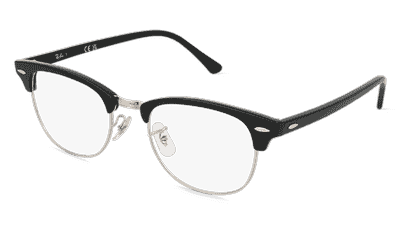 Ray-Ban 0RX5154 CLUBMASTER Noir Vue d'angle