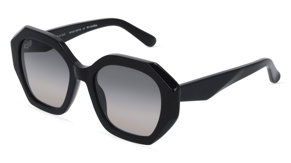 ZEYNEP SUN Zwart glanzend Hoekaanzicht