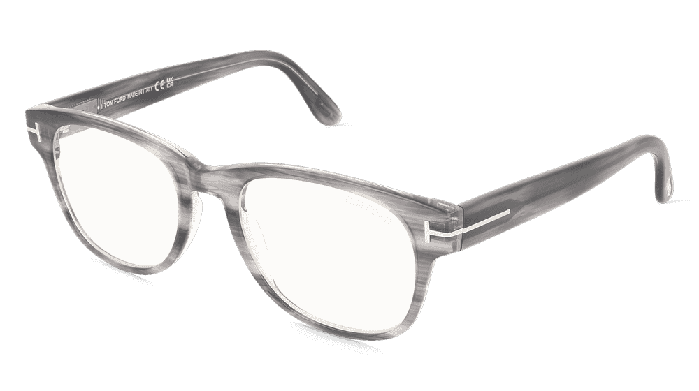 Tom Ford FT5898-B grijs Hoekaanzicht