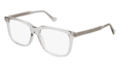 Gucci GG0737O Kristal transparant Hoekaanzicht