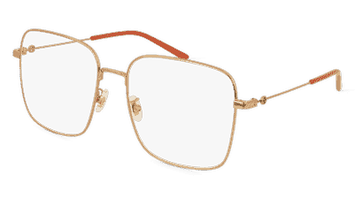 GUCCI GG0445O goud Hoekaanzicht