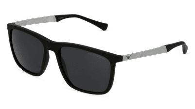 EMPORIO ARMANI EA4150 zwart Hoekaanzicht
