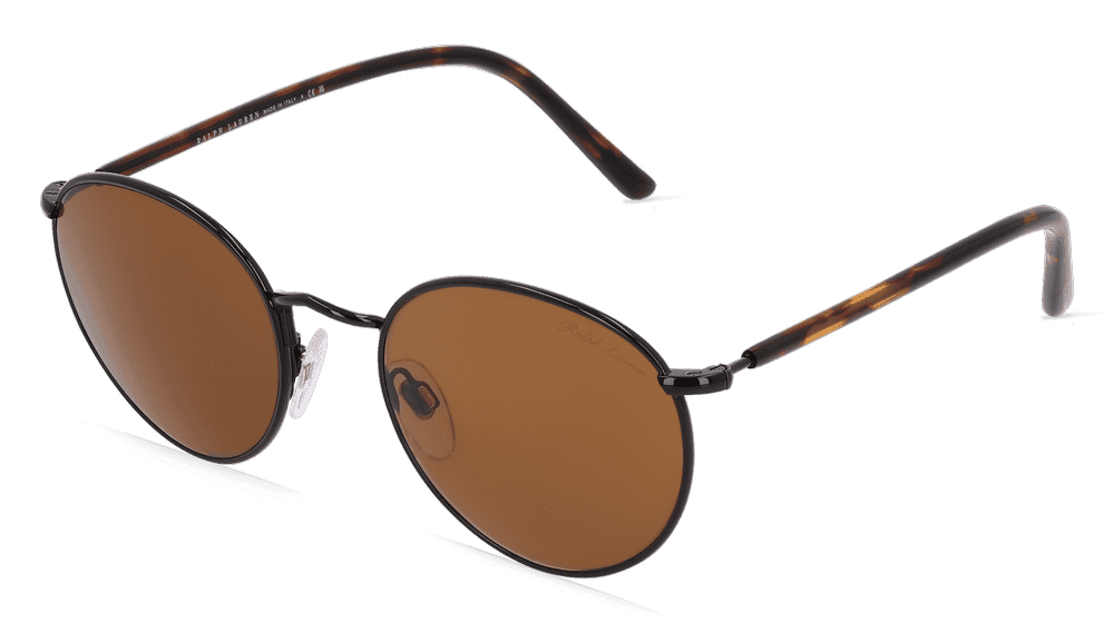 POLO RALPH LAUREN RL7076 Zwart glanzend Hoekaanzicht